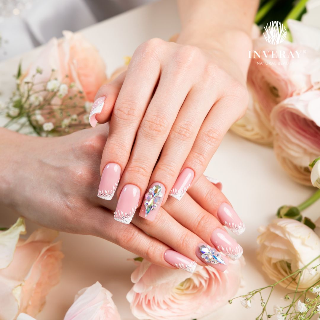 Inspiracje - paznokcie panny młodej 018