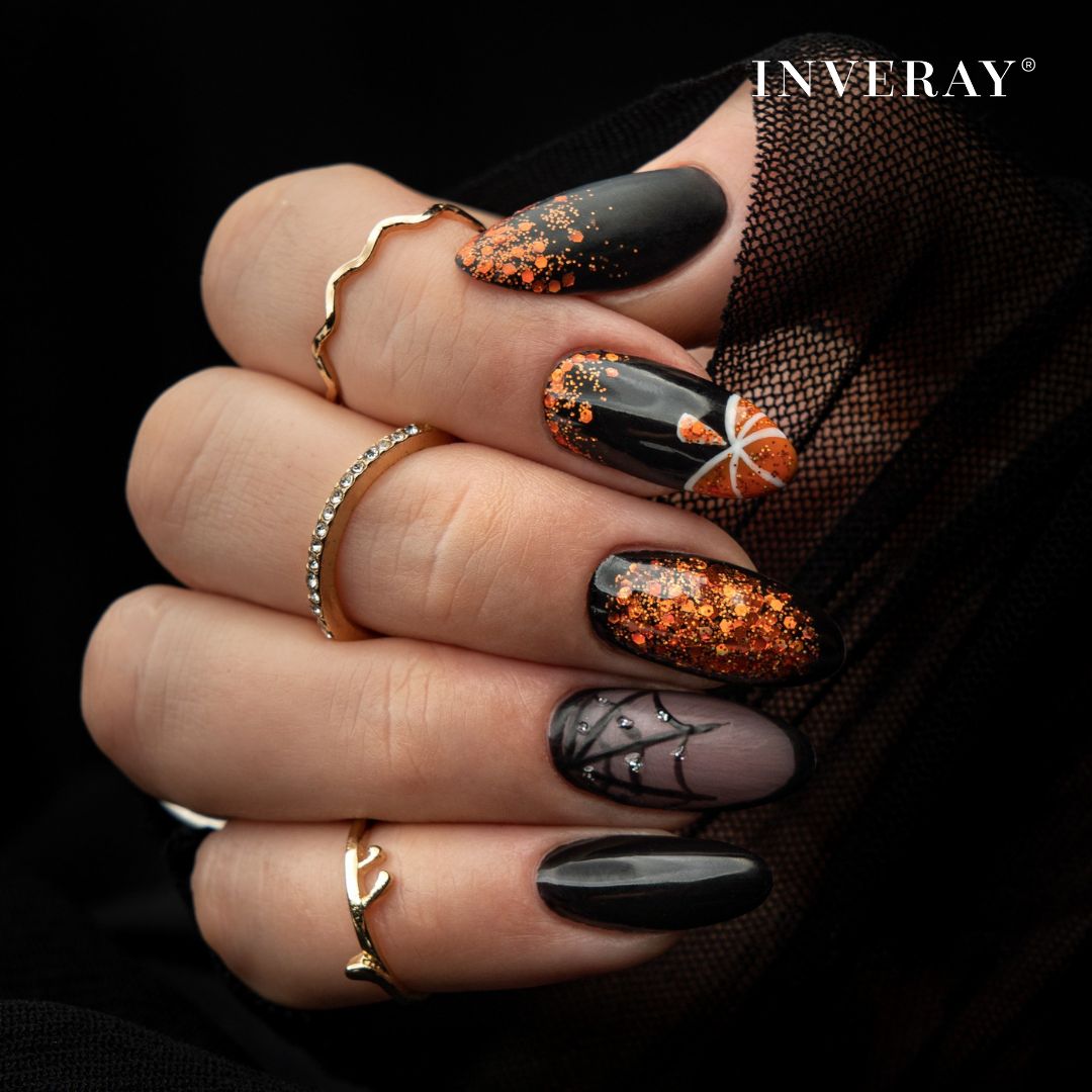 Pumpkin nails - inspiracja nr 004