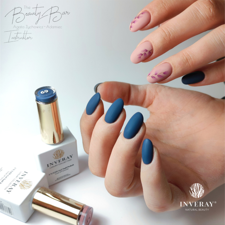 MATOWE PAZNOKCIE HYBRYDOWE NA CHŁODNE DNI Z INVERAY