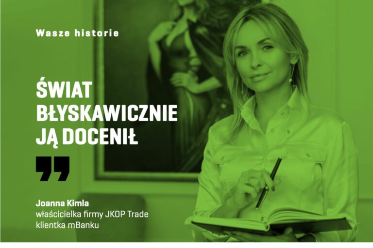 Joanna Kimla - wywiad dla mBank