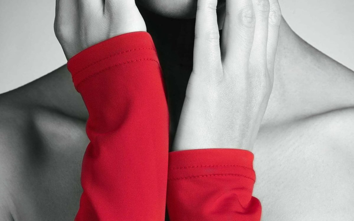 czerwone paznokcie hybrydowe