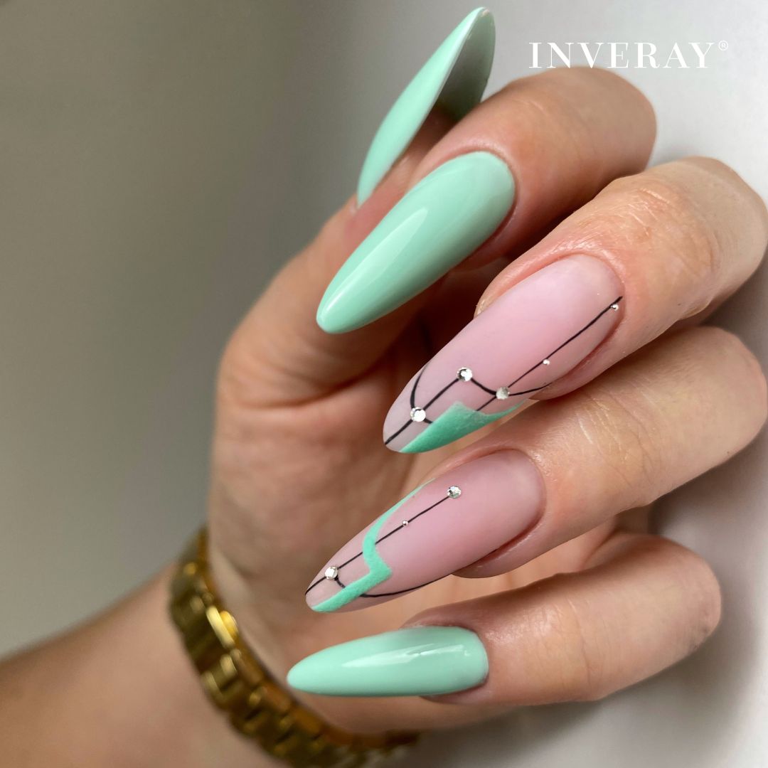 Inspiracja Nr 95, wiosenne paznokcie, pazurki wiosenne