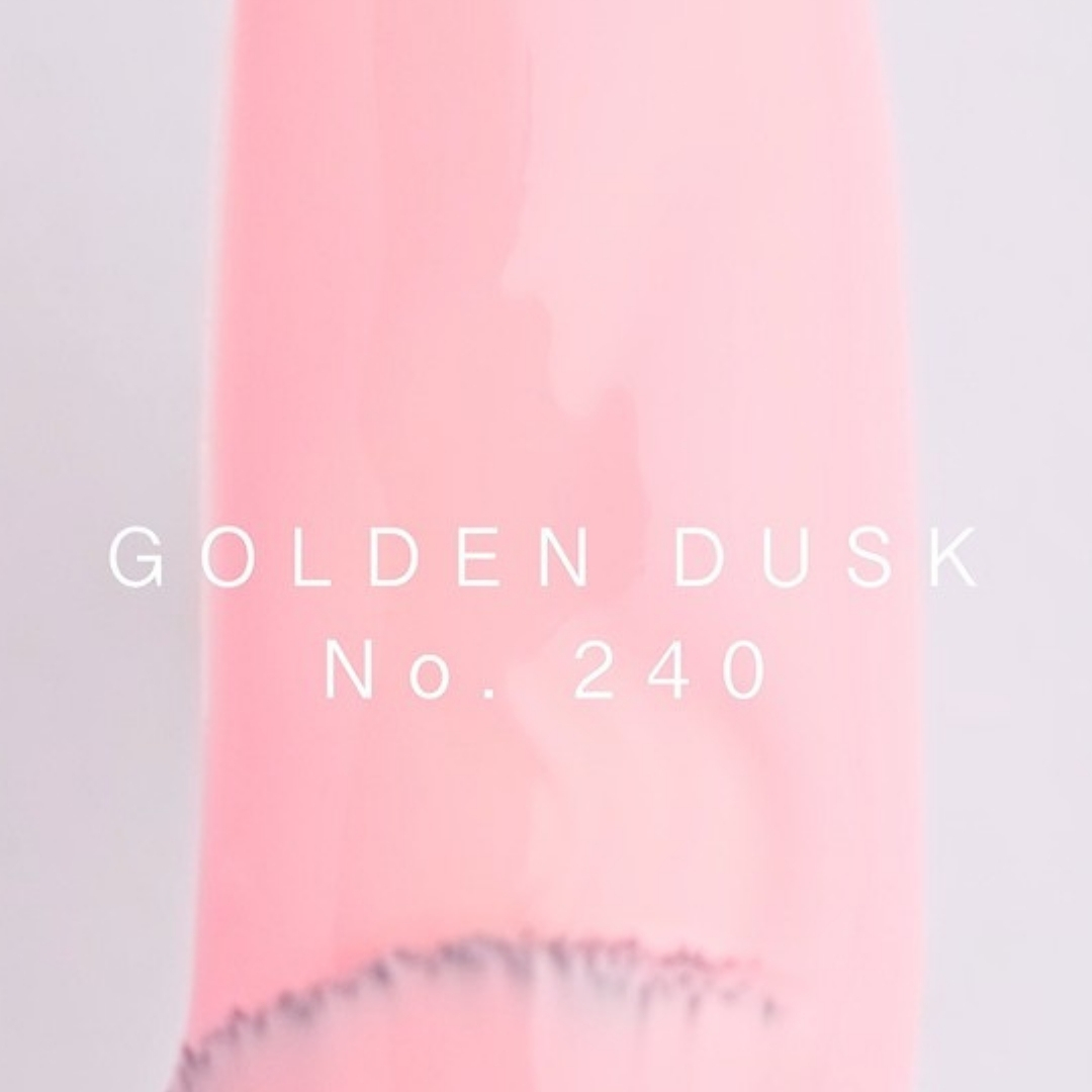 Lakier hybrydowy różowy brzoskwiniowy no. 240 · GOLDEN DUSK - Image 2