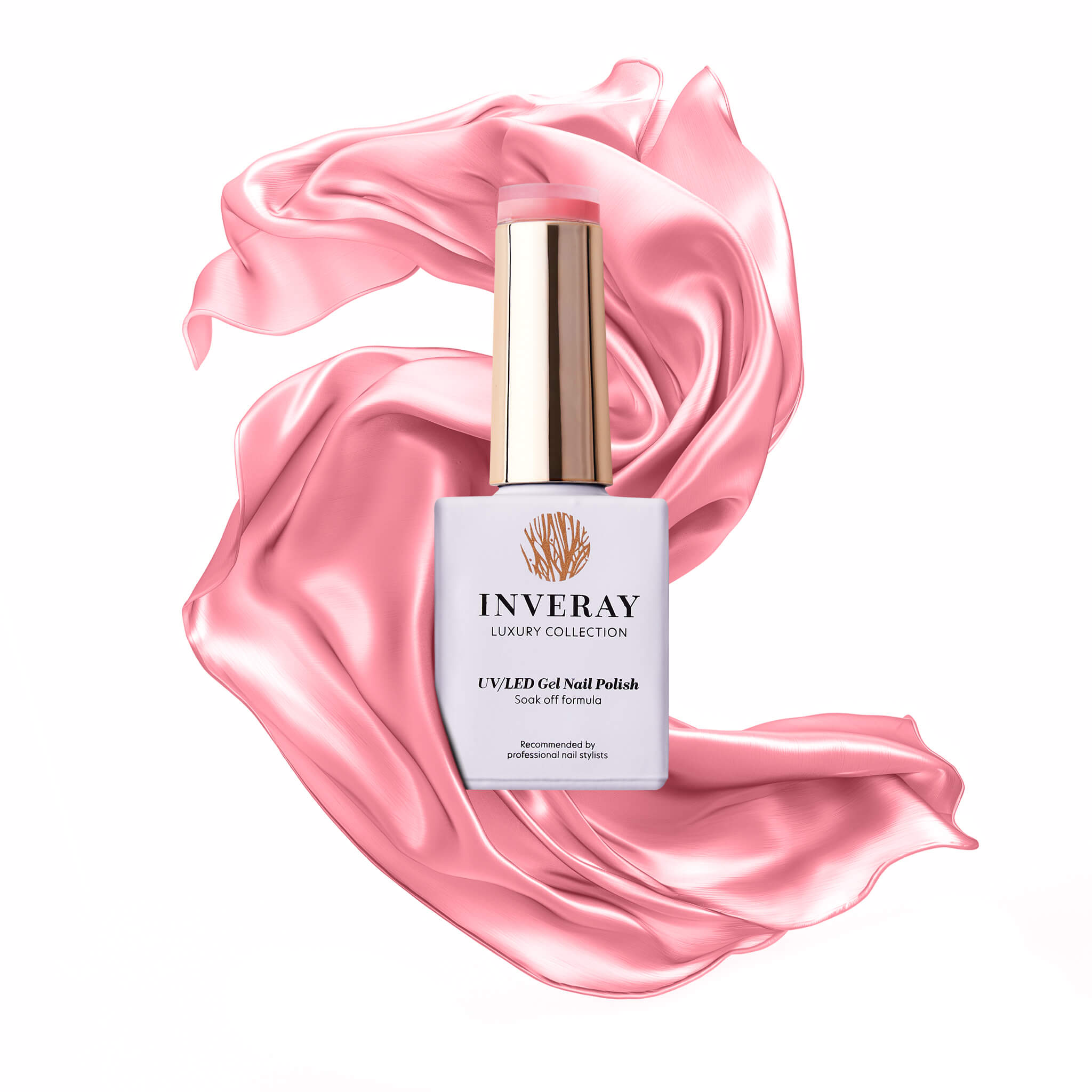 Lakier hybrydowy No. 003 - w odcieniu jasnoróżowym neonowym - główny widok produktu