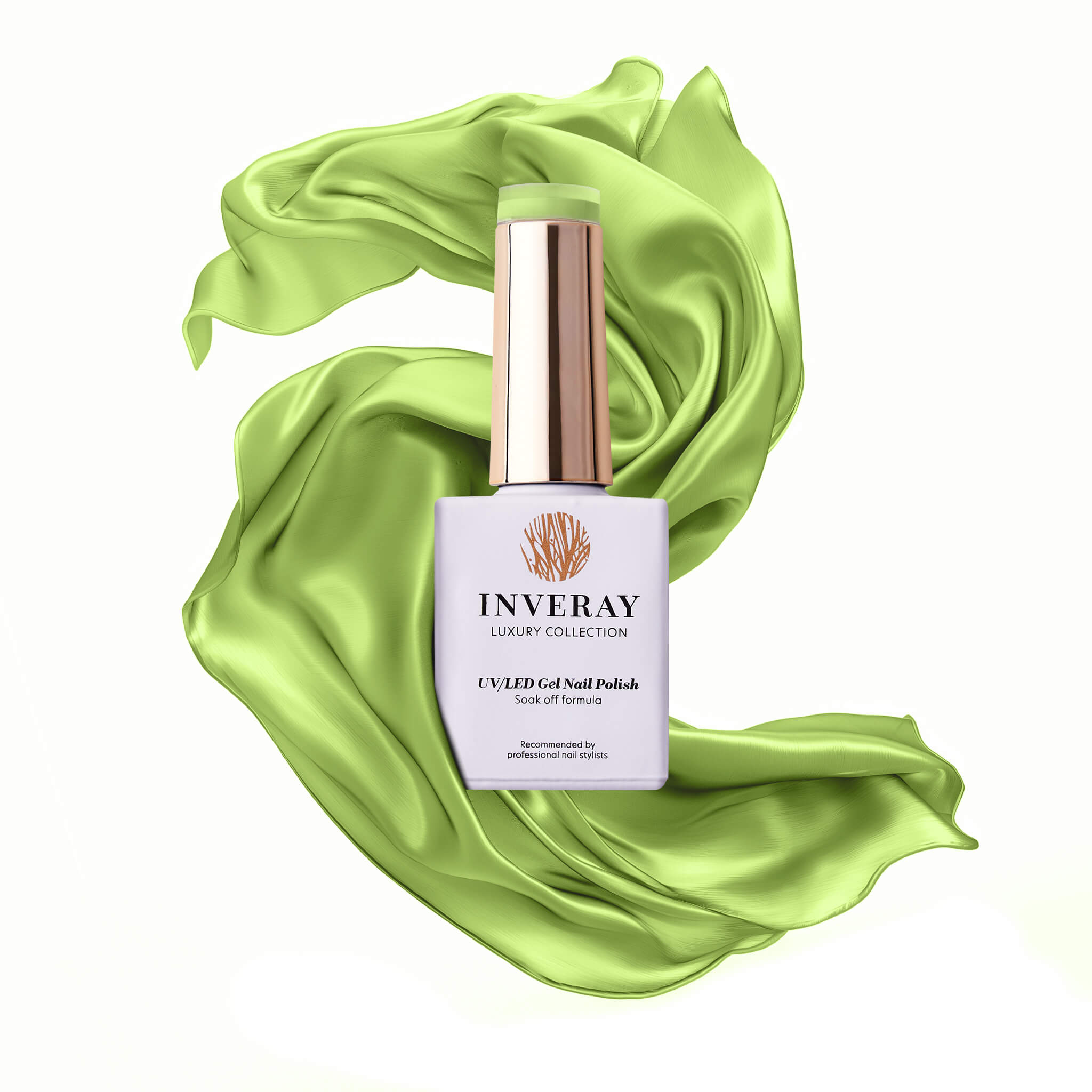 Lakier hybrydowy No. 015 - w odcieniu zielony trawiasty - główny widok produktu