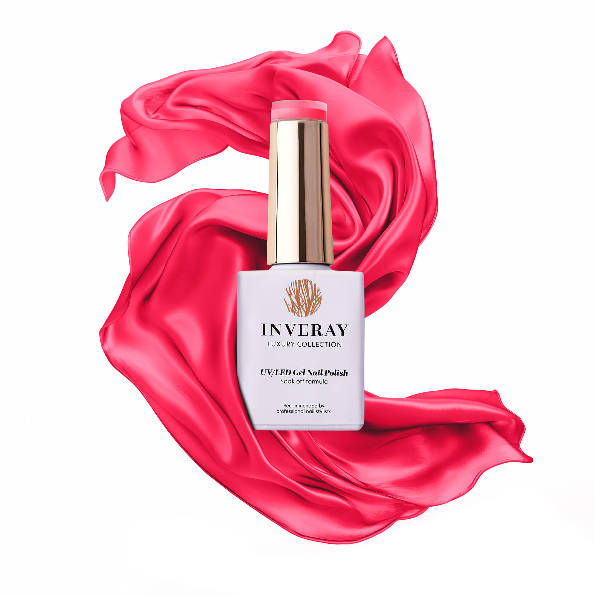 Lakier hybrydowy No. 027 - w odcieniu neonowy różowy - główny widok produktu