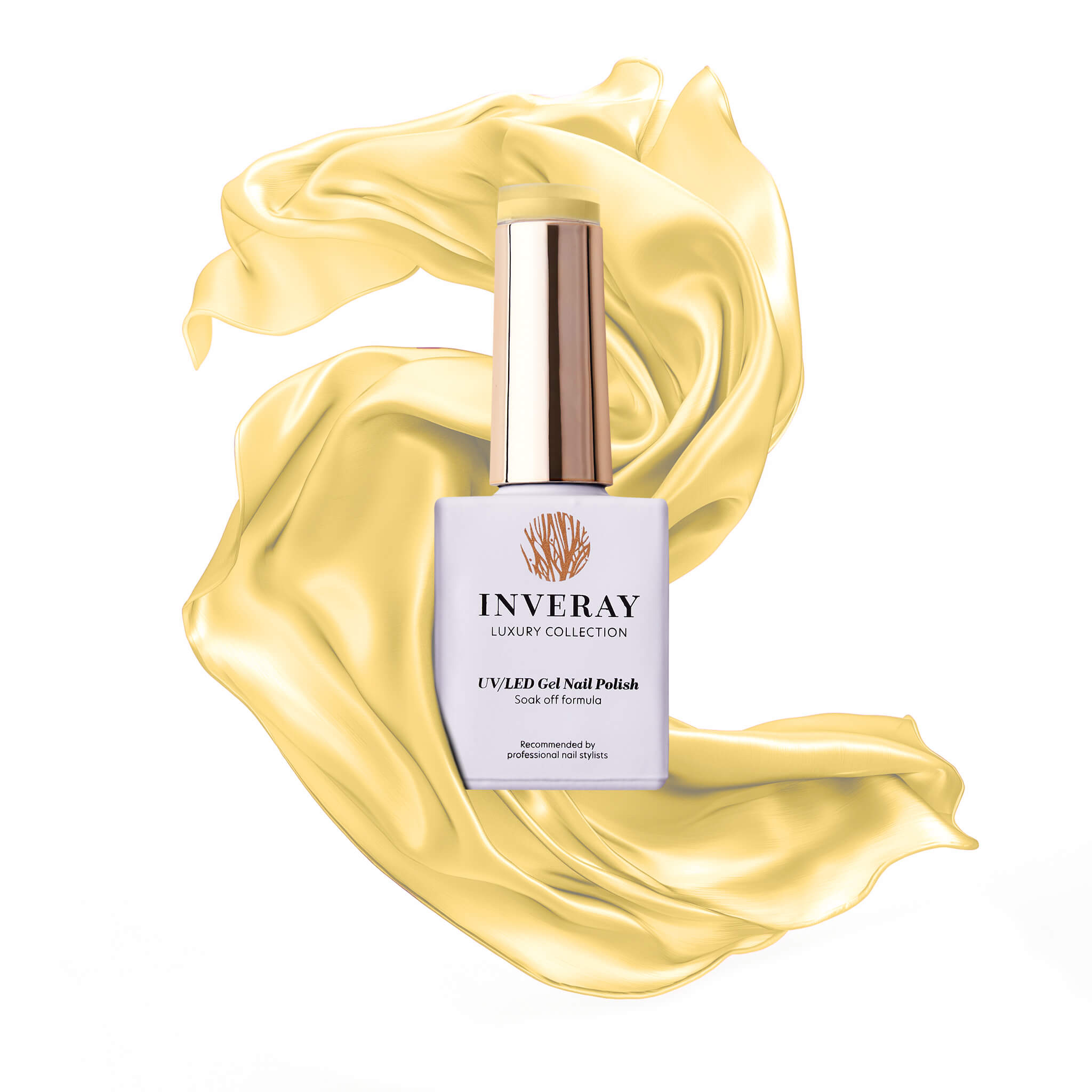 Lakier hybrydowy No. 132 - w odcieniu pastelowy żółty - główny widok produktu