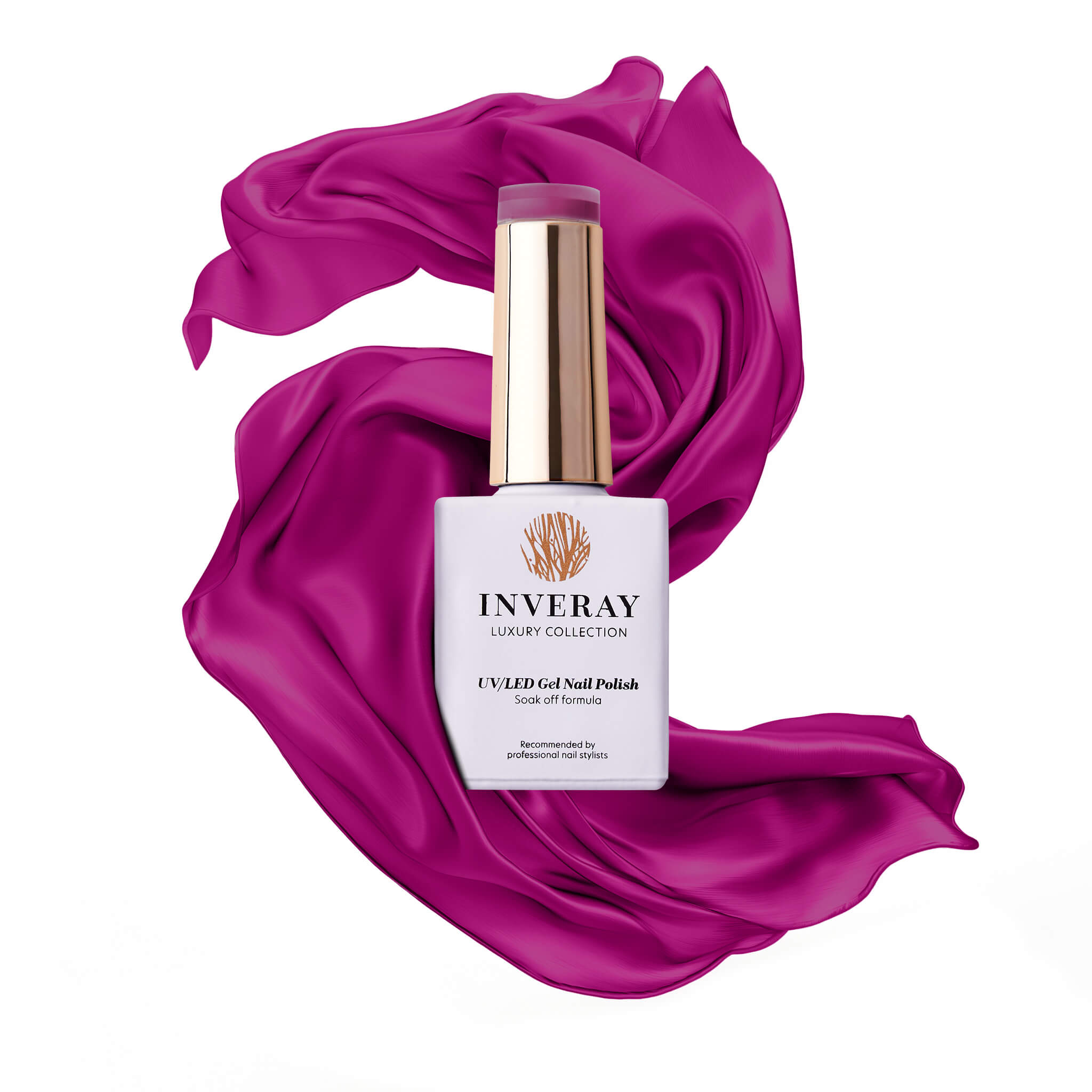 Lakier hybrydowy No. 172 - w odcieniu DARK FUCHSIA - główny widok produktu