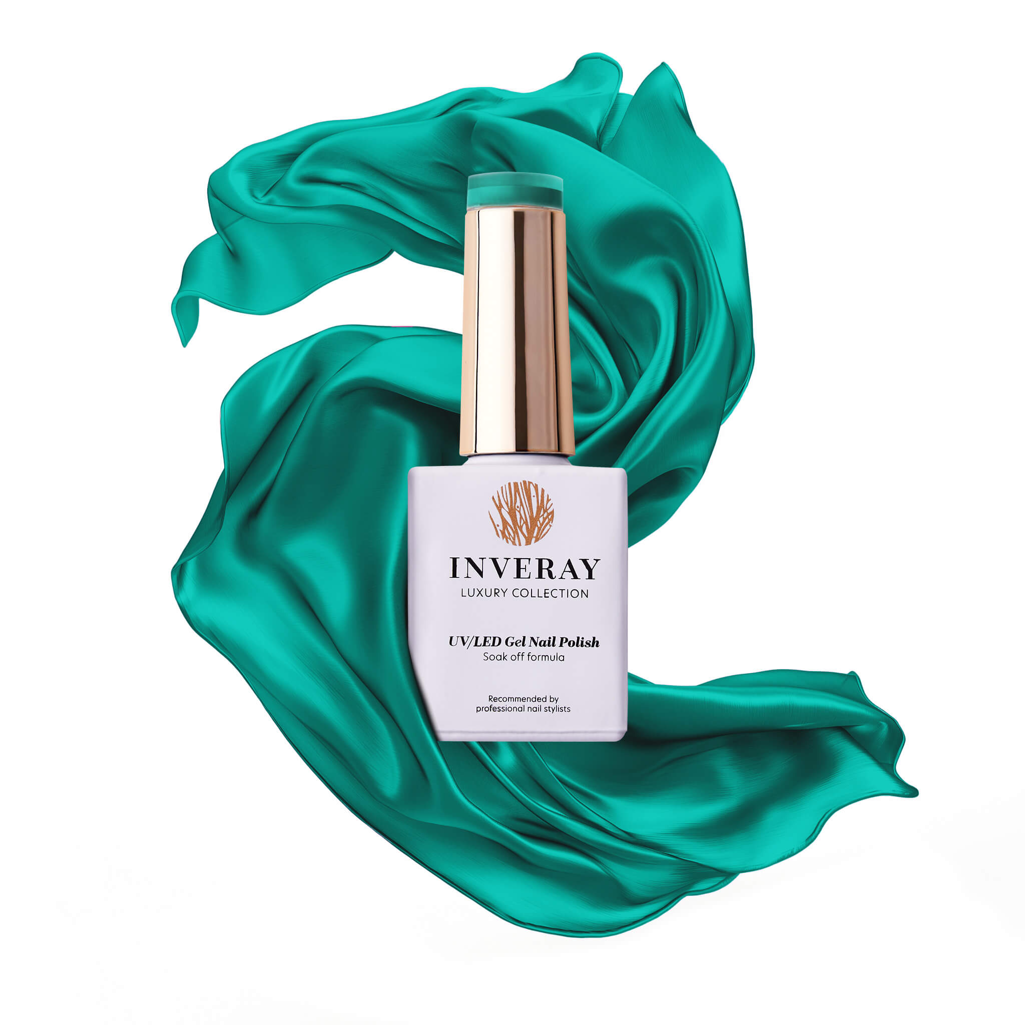 Lakier hybrydowy No. 174 - w odcieniu niebieskozielonym - główny widok produktu