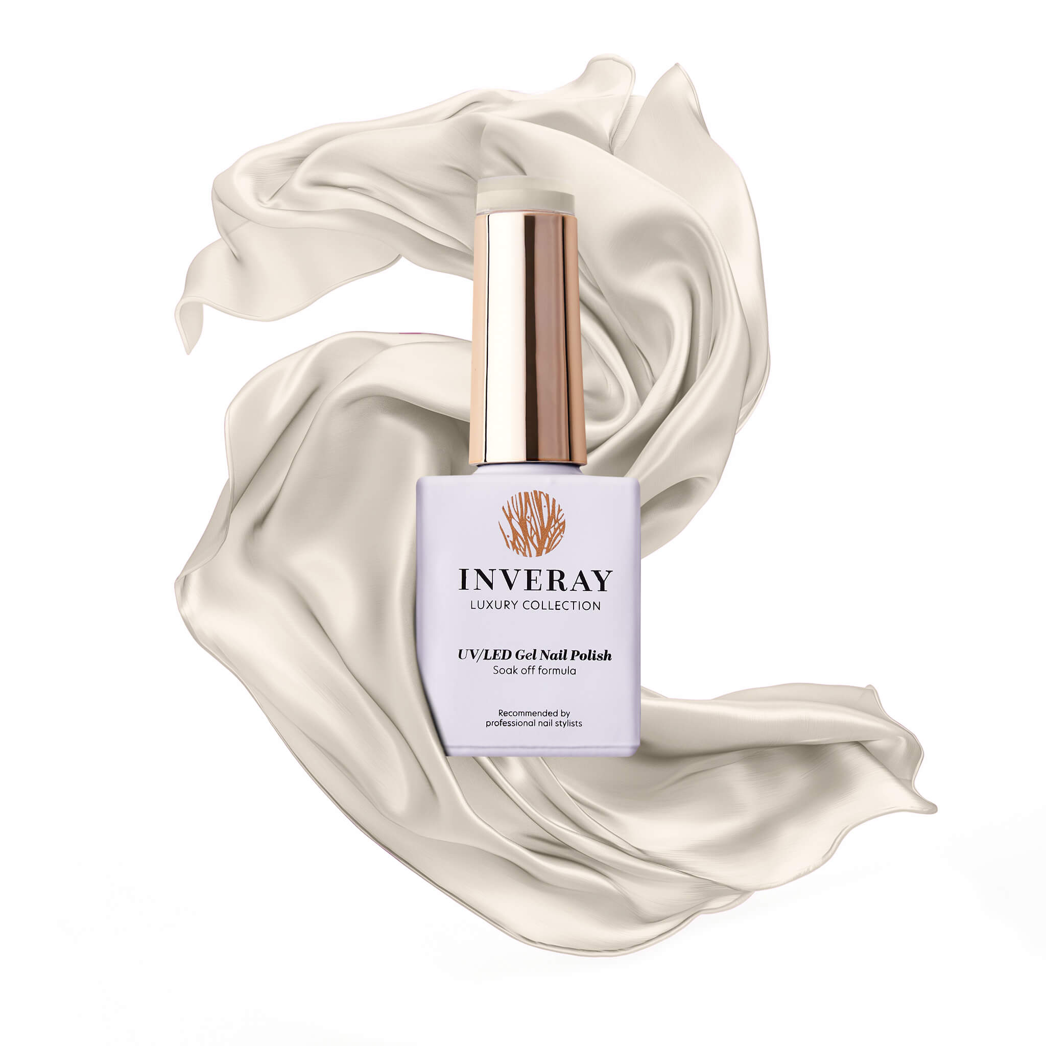 Lakier hybrydowy No. 185 - w odcieniu jasnobeżowym - główny widok produktu