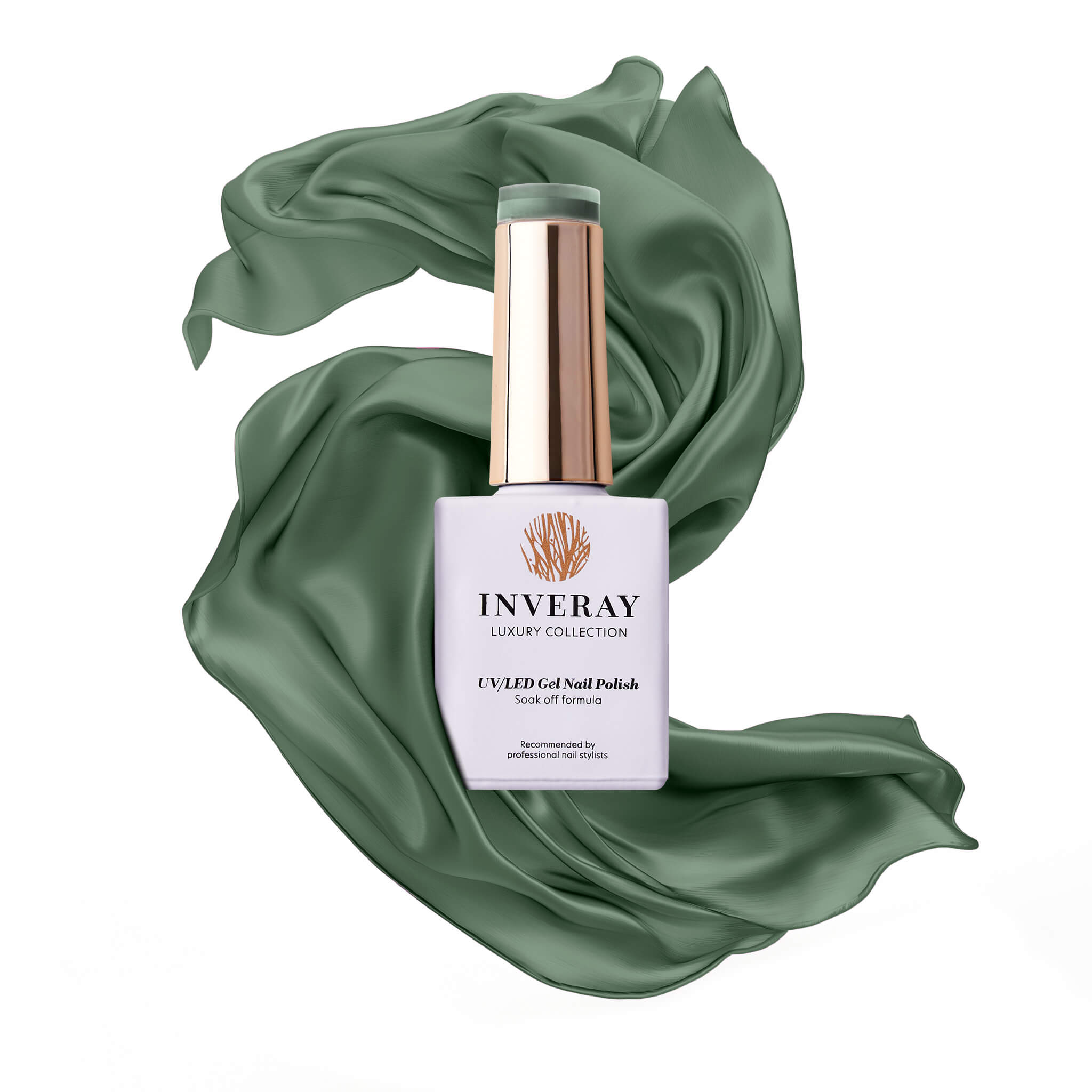 Lakier hybrydowy No. 186 - w odcieniu szałwiowym - główny widok produktu