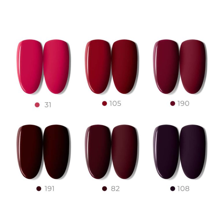 Modne ciemne paznokcie na jesień