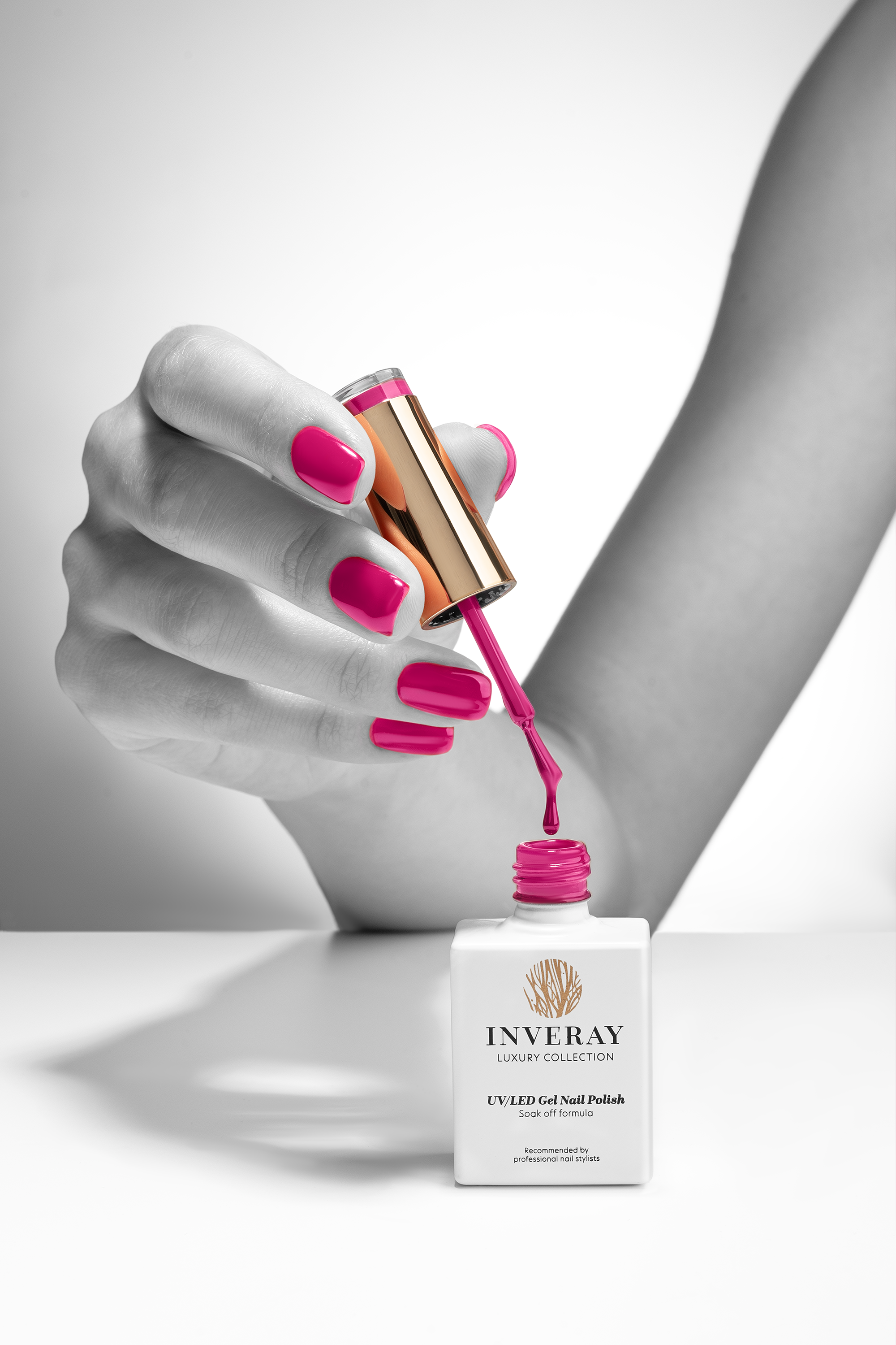 różowy lakier hybrydowy