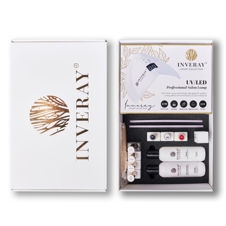 IDEALNY PREZENT NA DZIEŃ KOBIET  – ZESTAWY LAKIERÓW HYBRYDOWYCH INVERAY. KOSMETYKI DO PIELĘGNACJI.